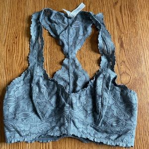 free people gray bralette